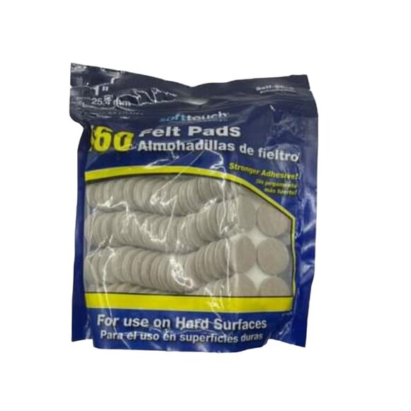 Lot of 3 Packs of Felt Pads 1" and 1 1/2" NIP - Picture 6 of 7